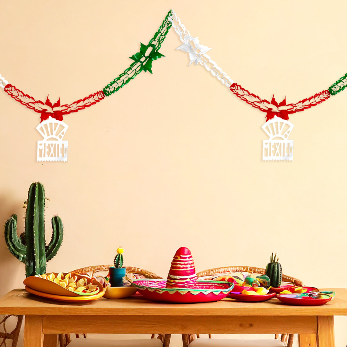 Guía Colgante con Diseño, Fiestas Patrias