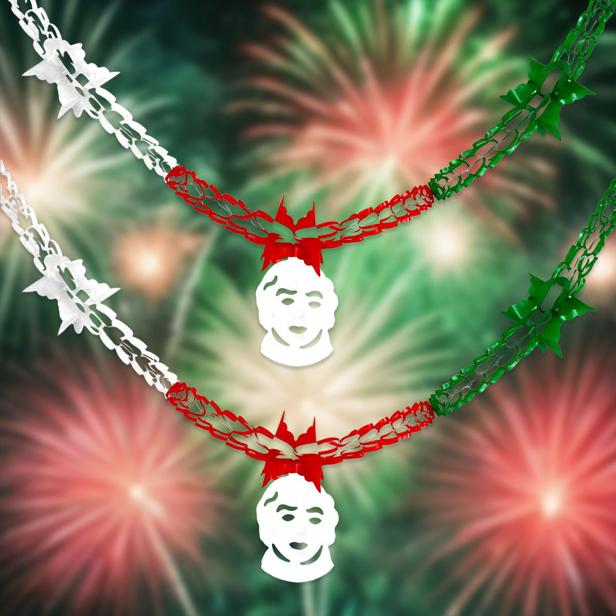 Guía Colgante con Diseño de Héroes, Fiestas Patrias