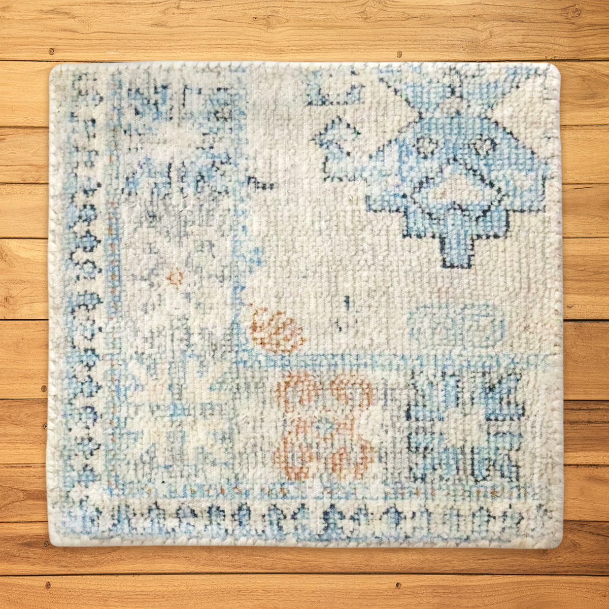 Tapete Cuadrado, Celeste