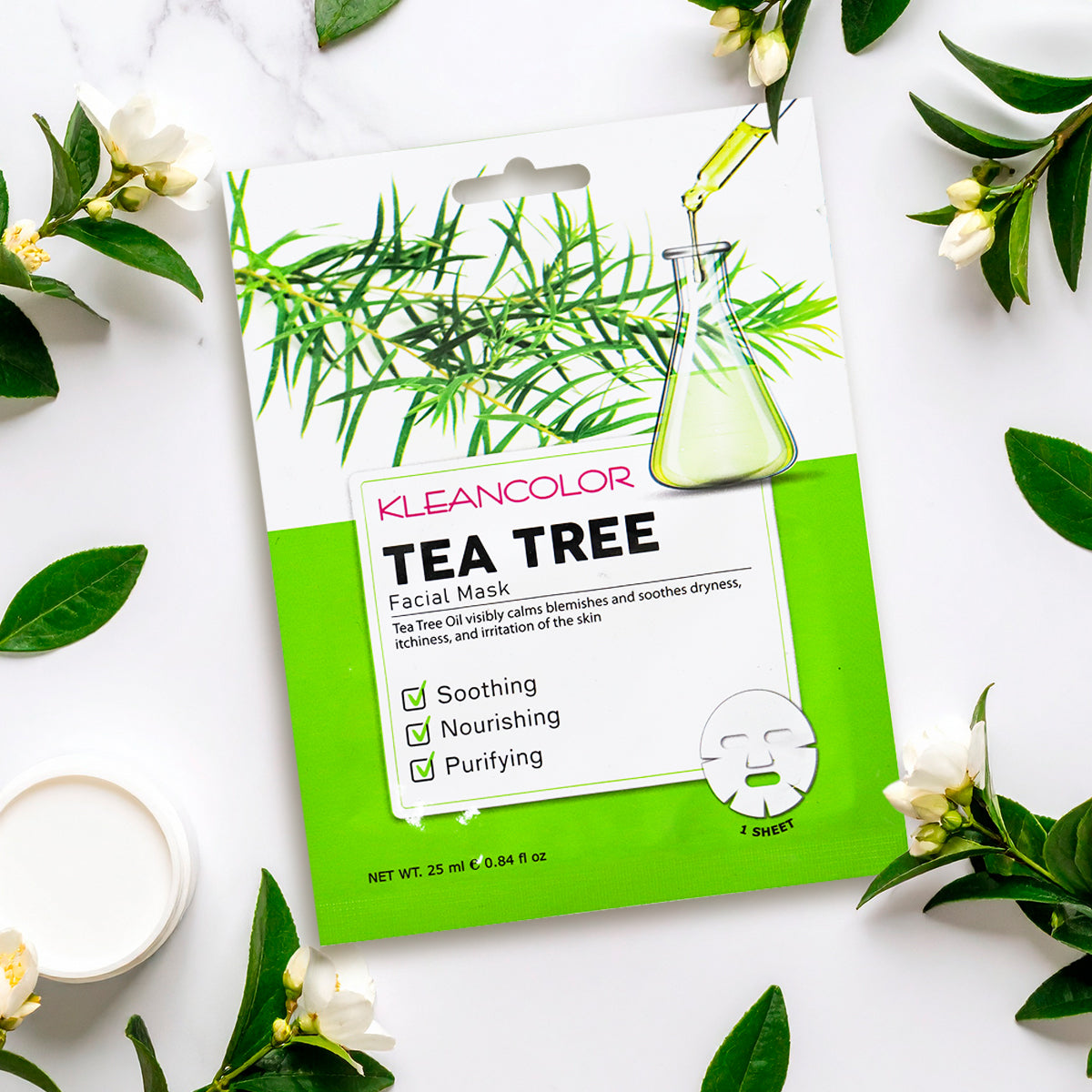 Máscara Facial con Aceite de Árbol de Té