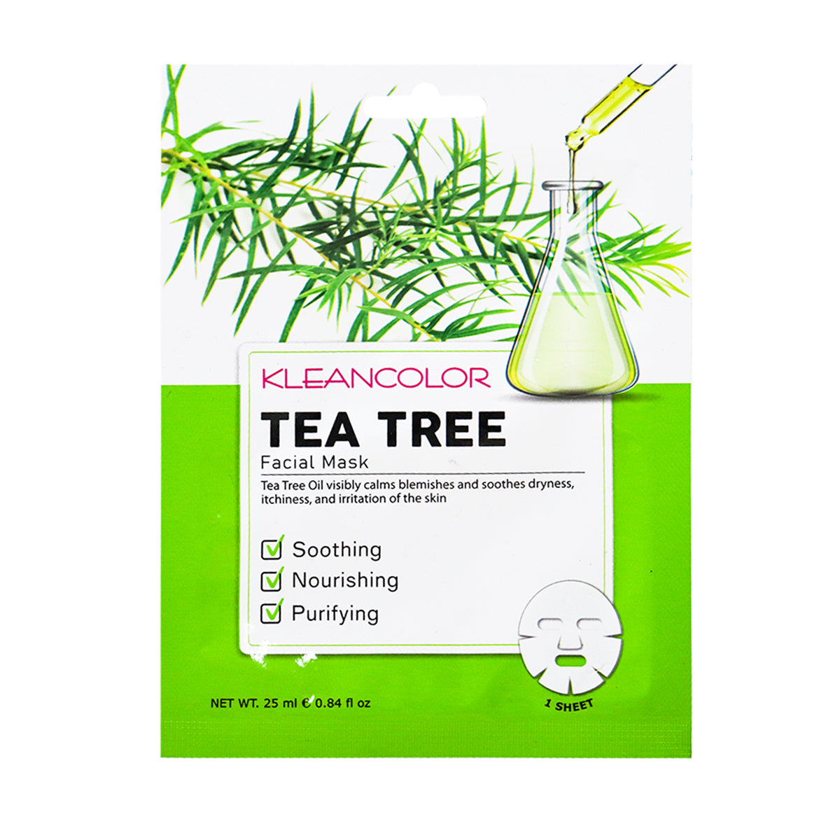 Máscara Facial con Aceite de Árbol de Té