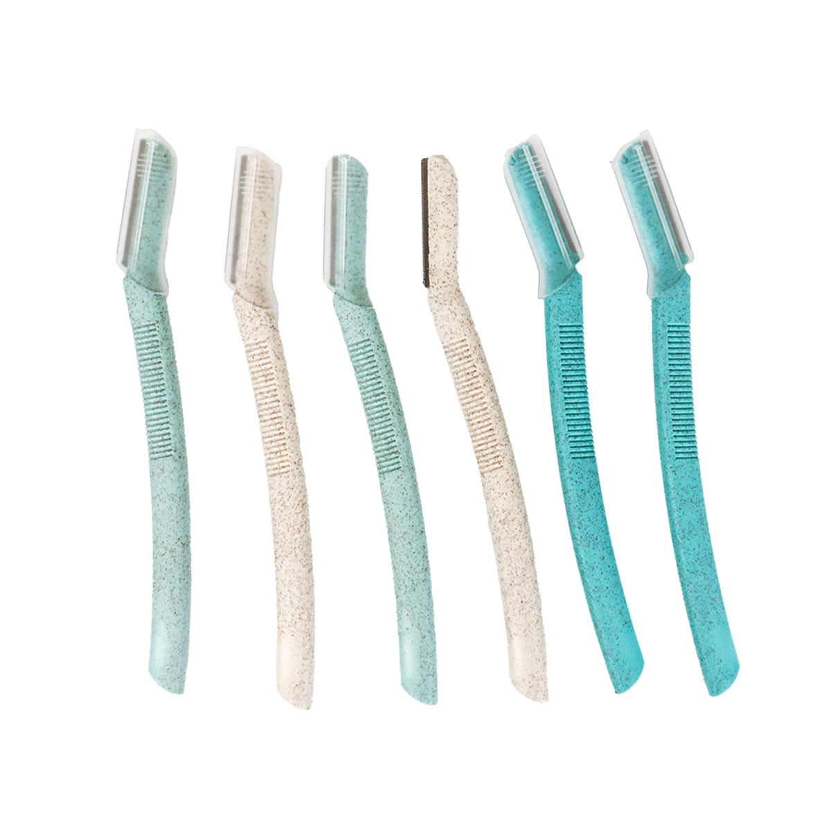 Set de 6 Rasuradoras para Cejas Biodegradables