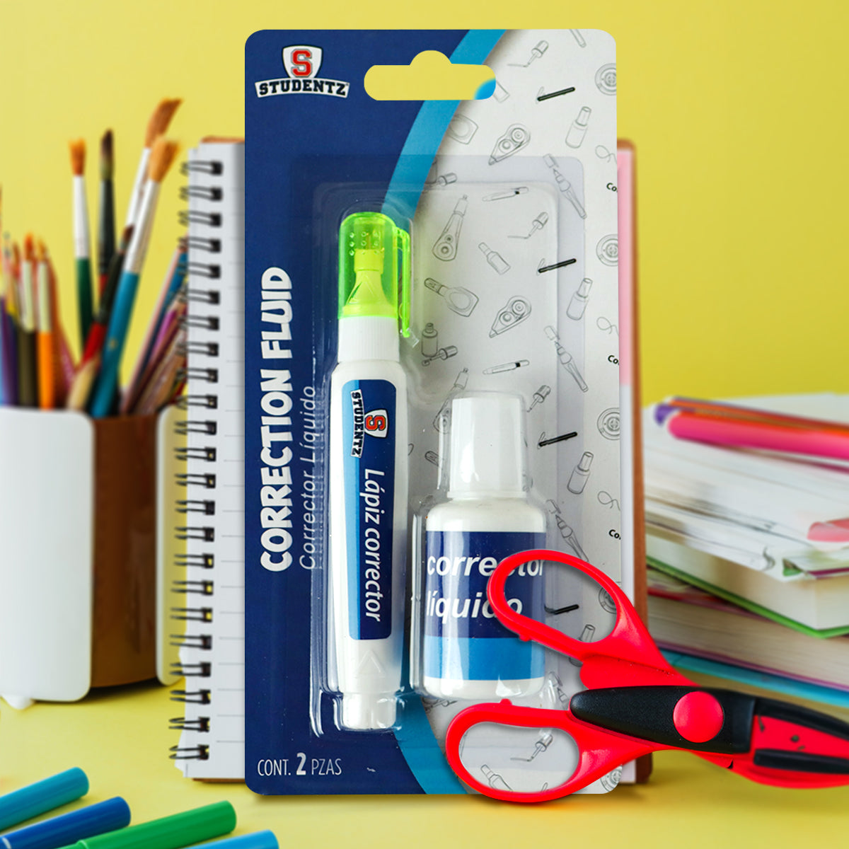 Kit de Corrector en Pluma y Corrector Brocha