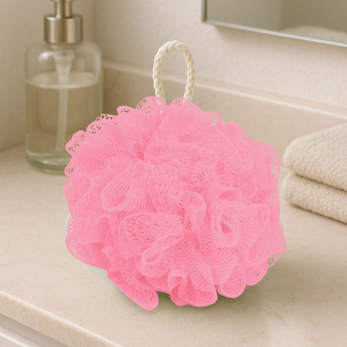 Borla, Esponja, Color Rosa