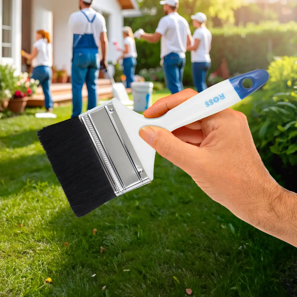 Brocha de Pintar con Cerda de Poliéster, 12 cm