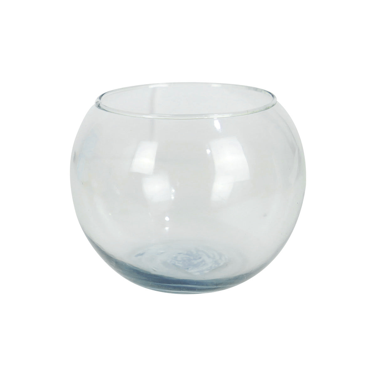 Pecera de Cristal Redonda Elegante