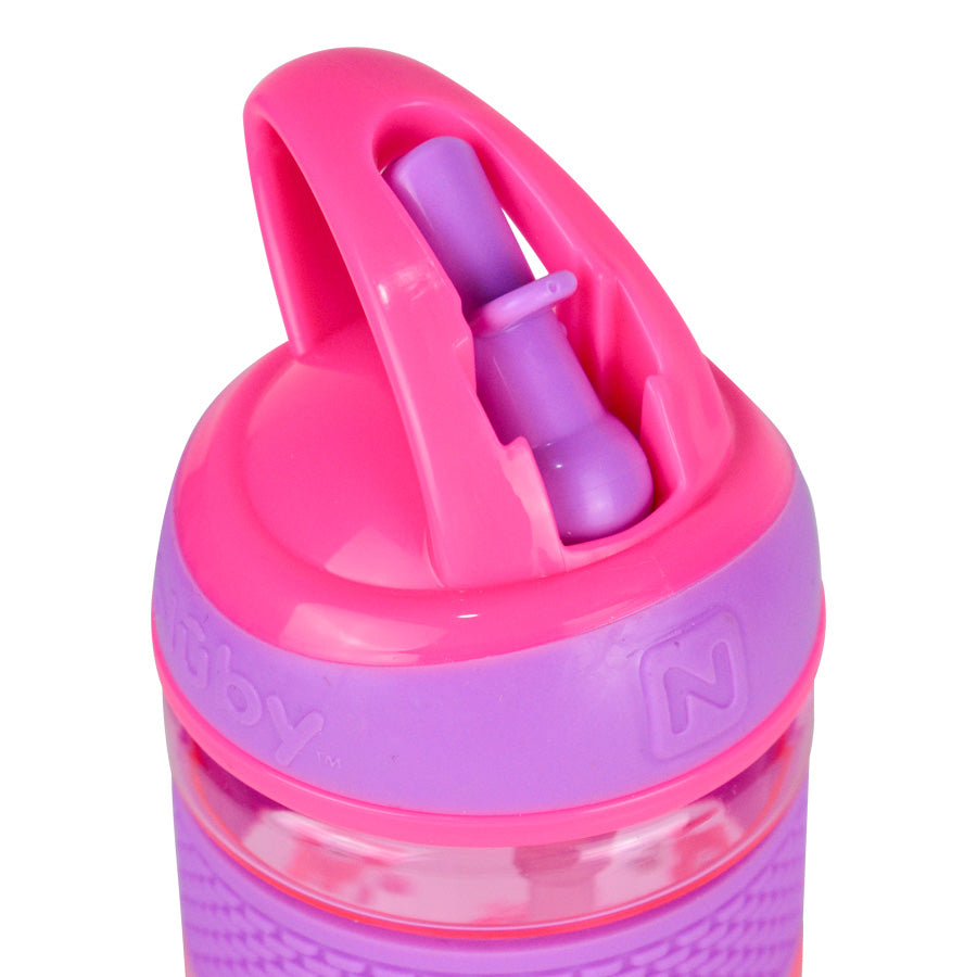 Taza con boquilla rígida hecha de Tritan™ - Nuby 360ml Flores