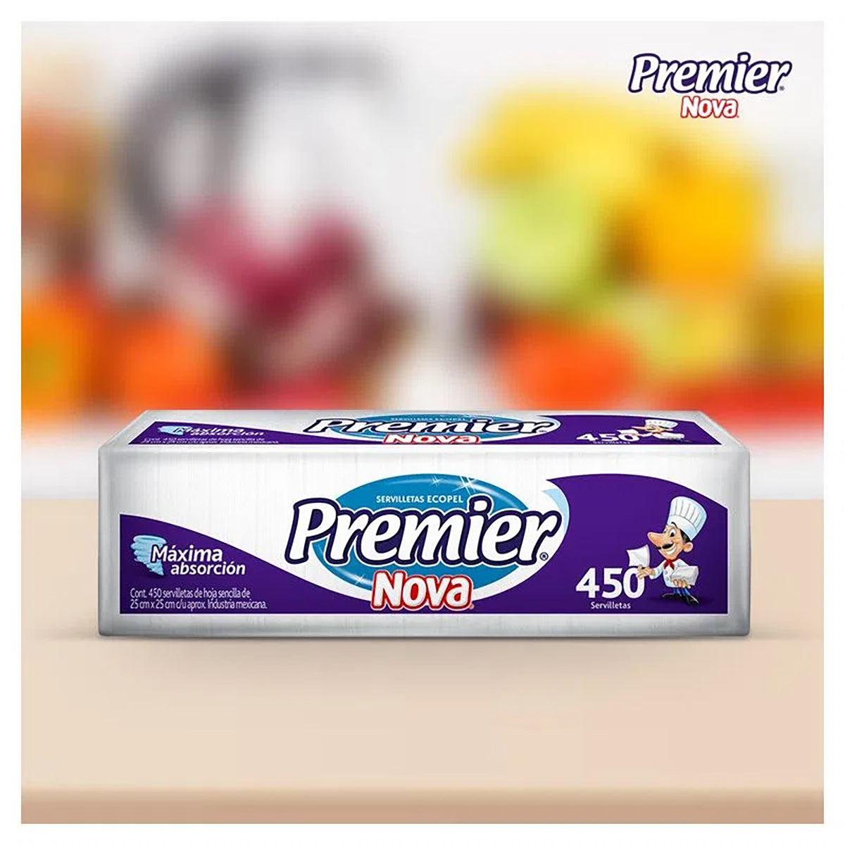 Paquete de Servilletas Premier 450 Piezas