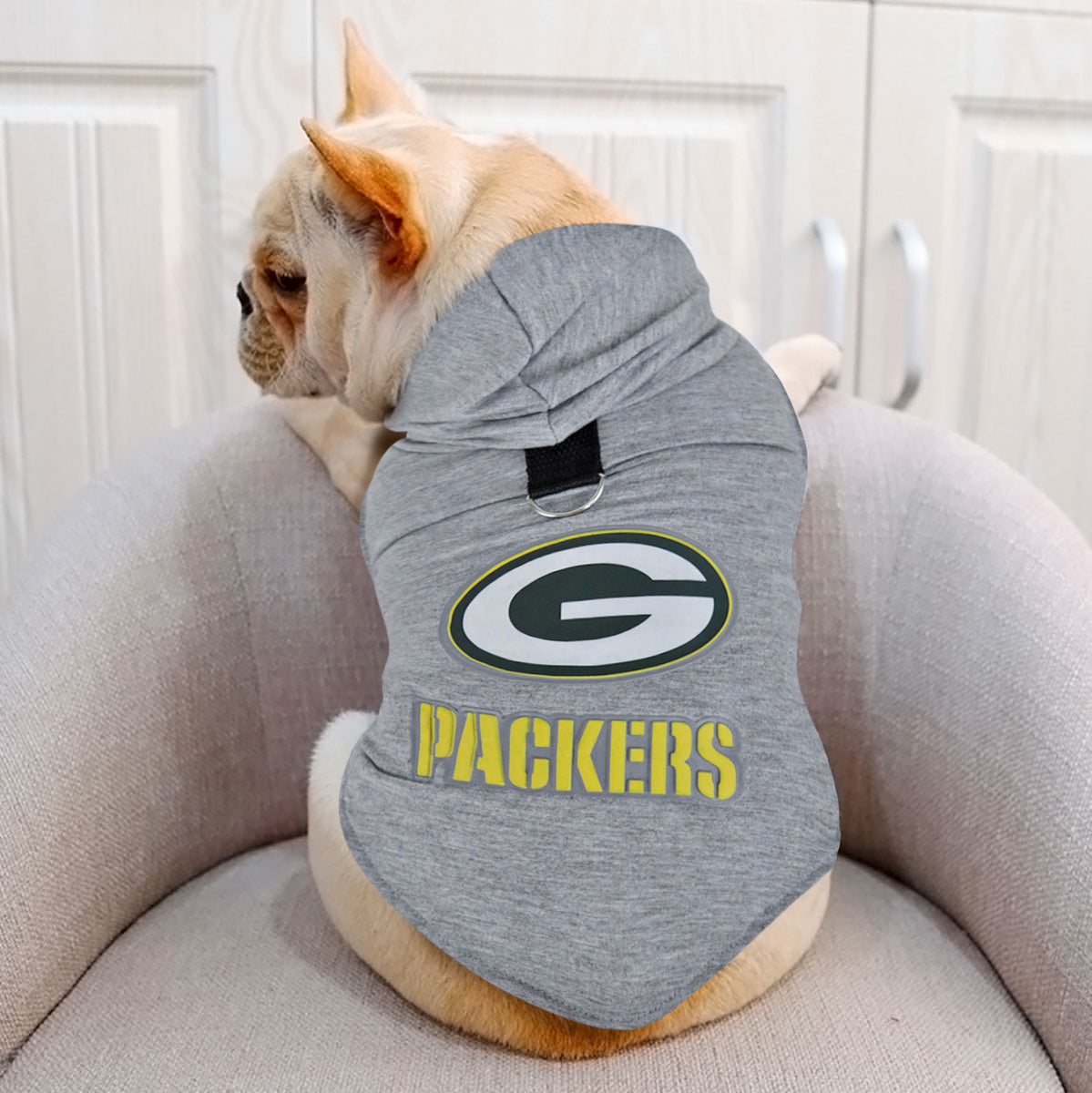 Sudadera Packers NFL color Gris para Perro – Waldo's