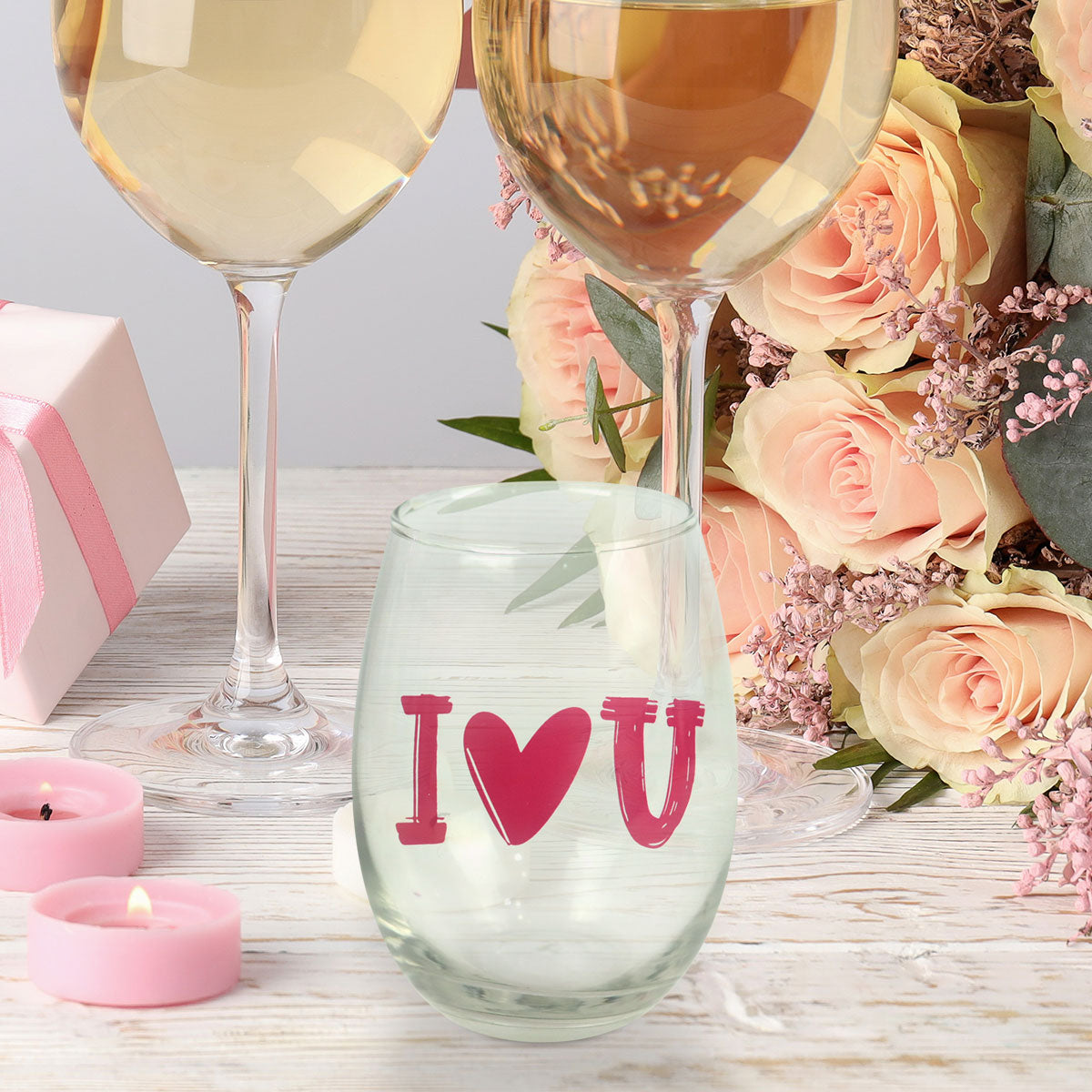 Copa de vino sin tallo para ILY