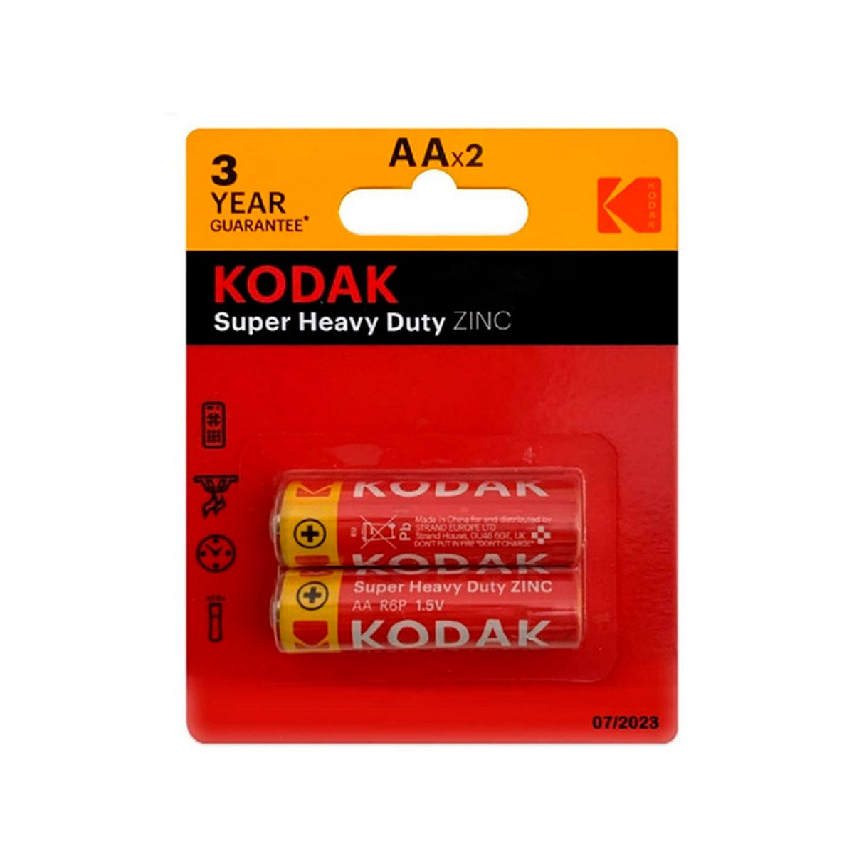 Batería Kodak Carbón AA, 2 piezas