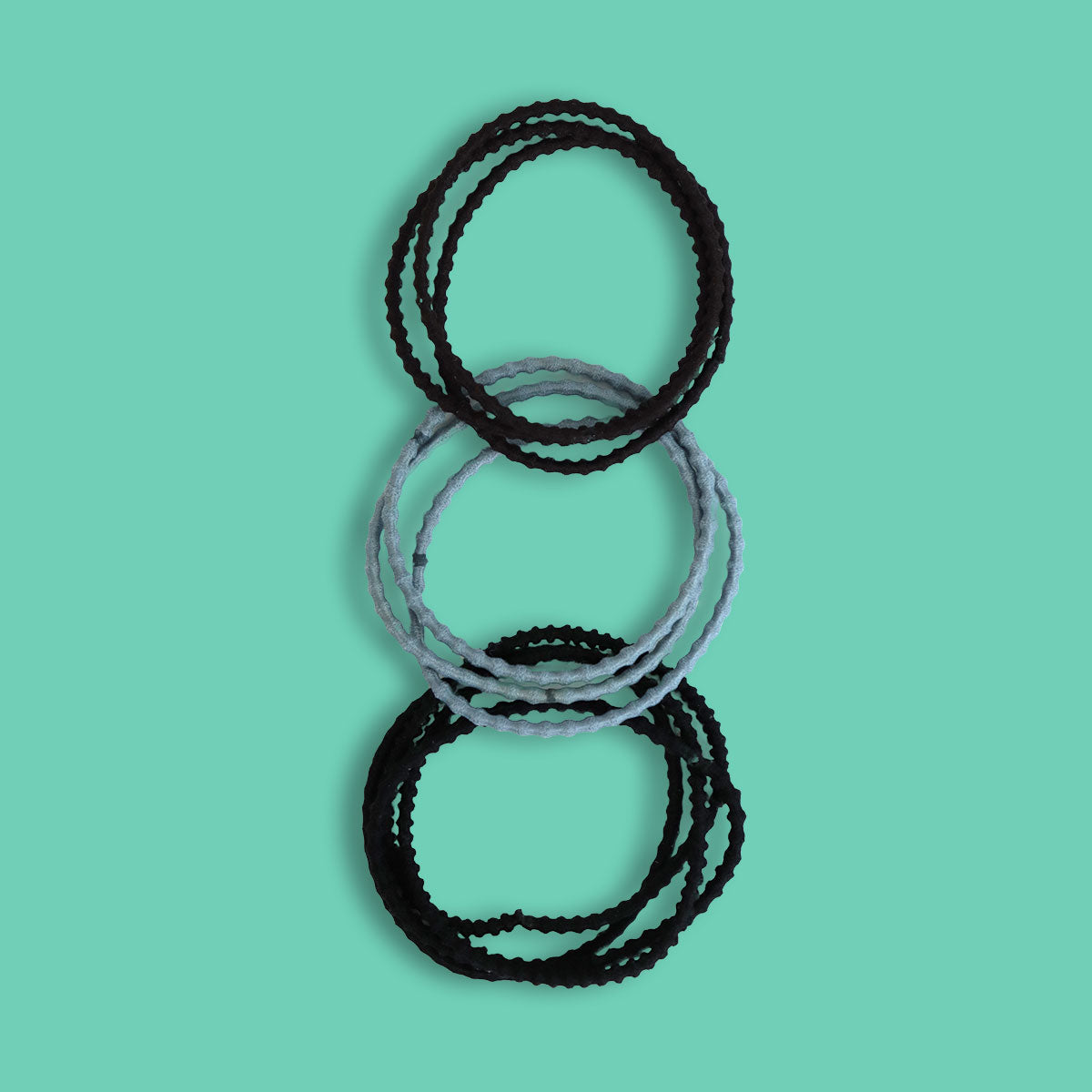 Ligas de Colores para el Cabello, 10 Piezas