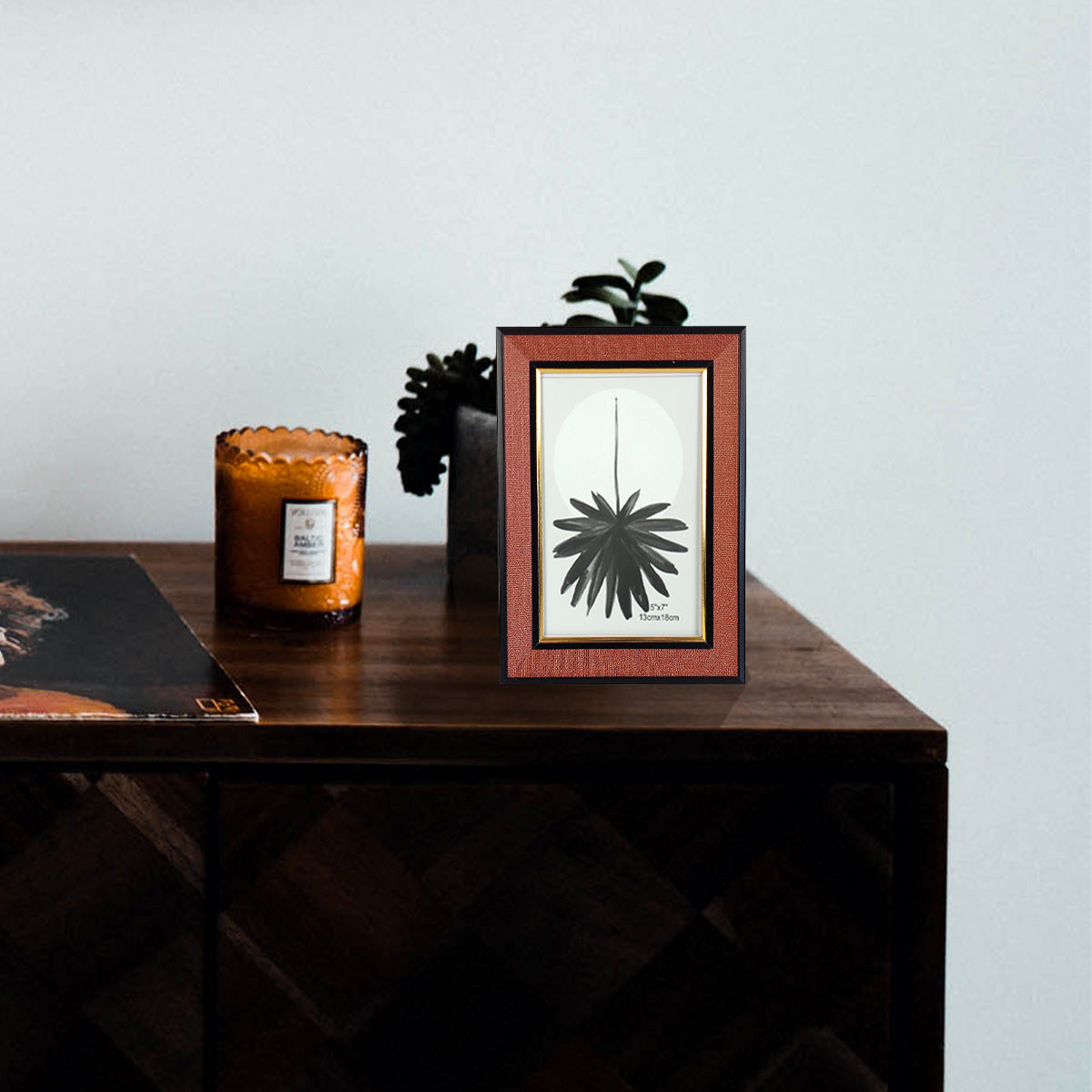 Portarretratos Inkanto Color Ladrillo, 13 x 18 cm