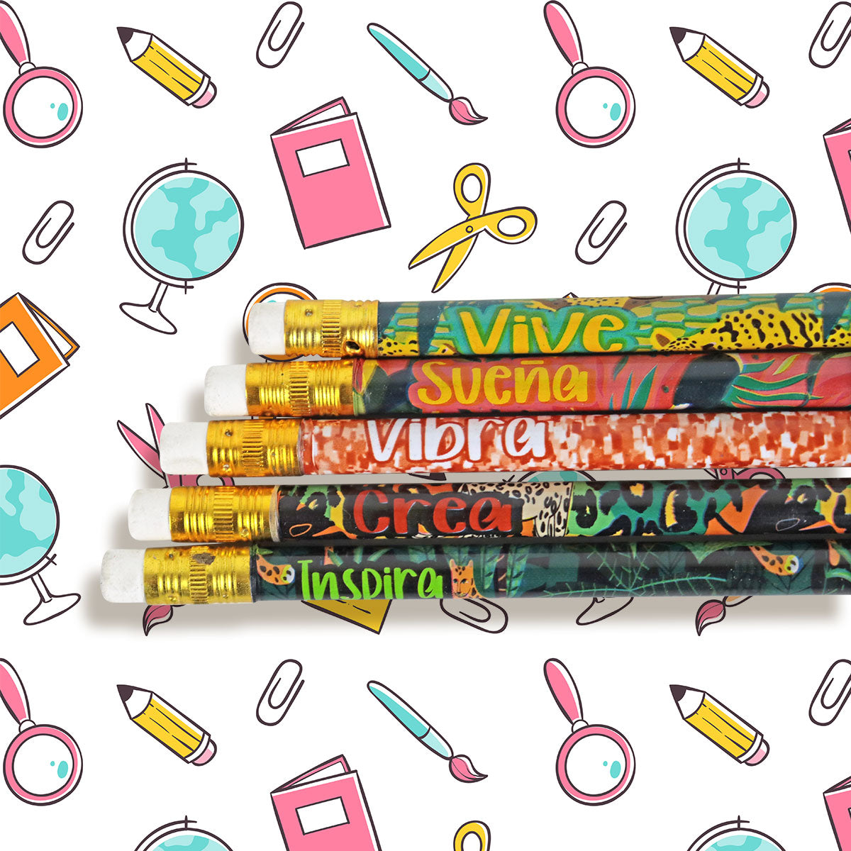 Lápices Escolares, 5 piezas