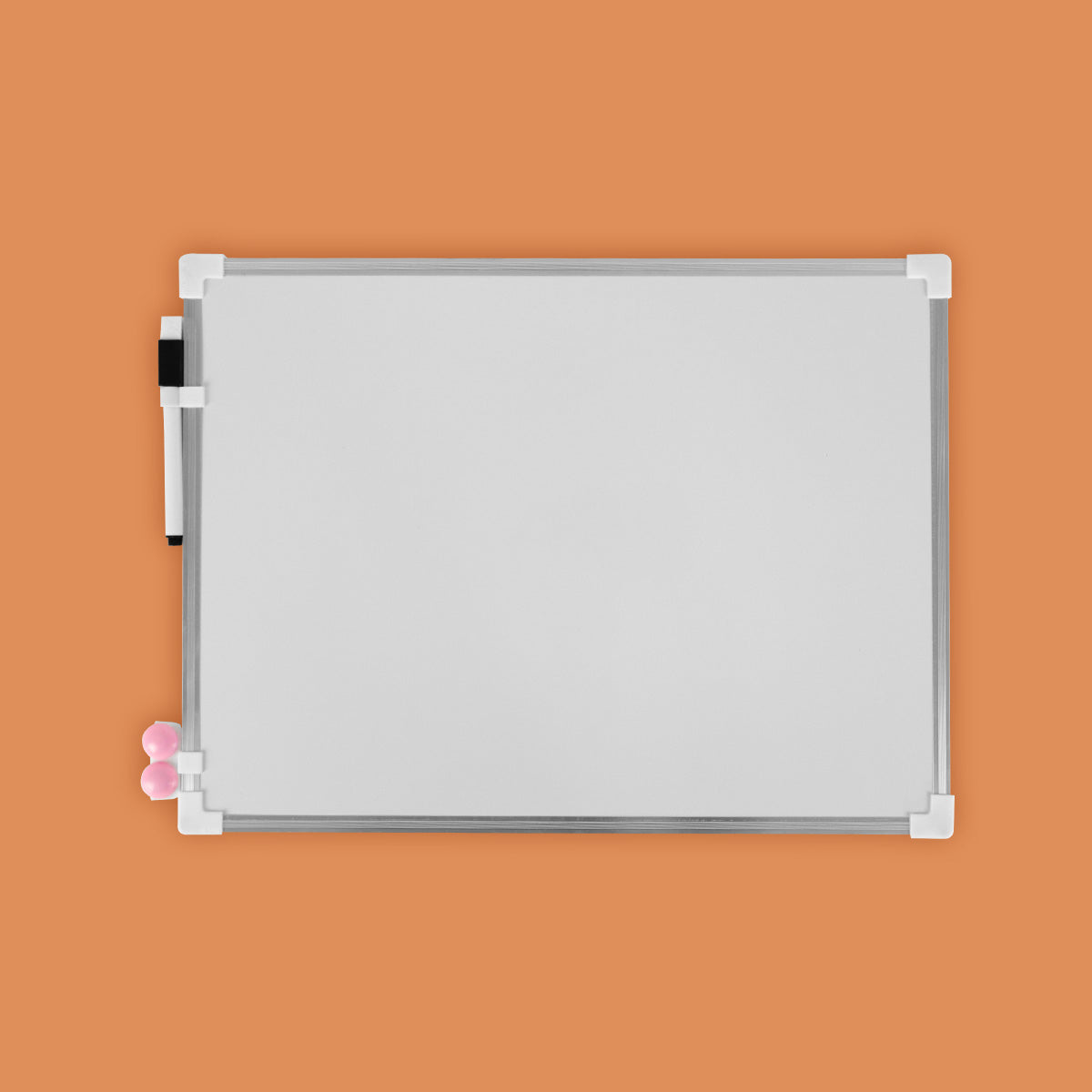 Pizarrón Blanco 40 x 30 + 1 Marcador + 2 Imanes