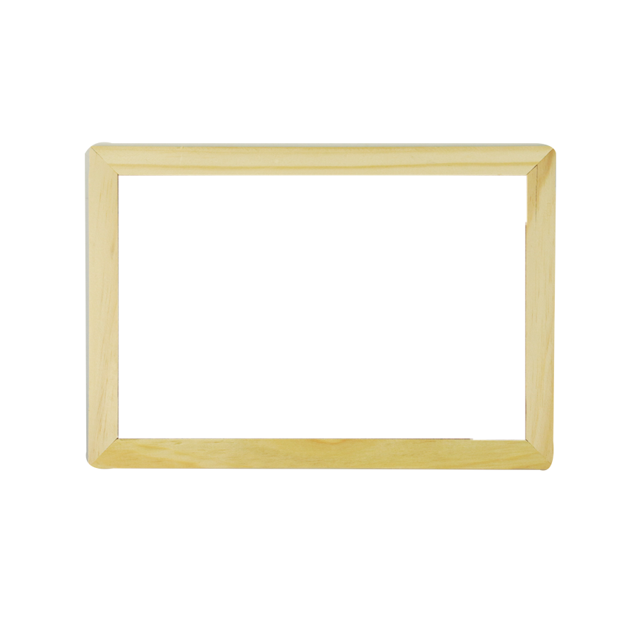 Pizarrón para Marcador Blanco con marco de Madera