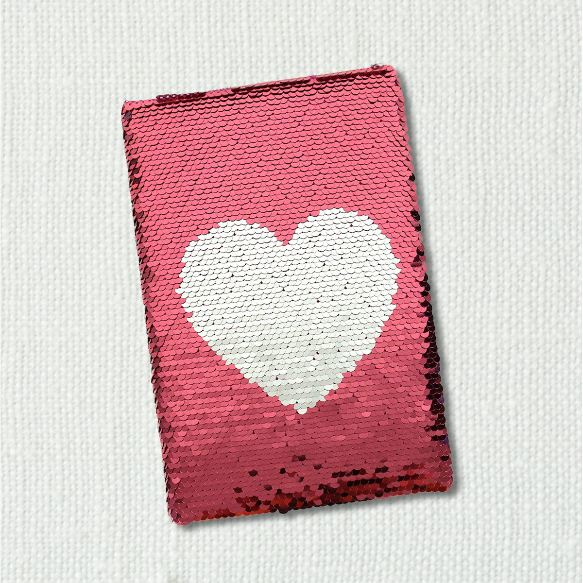 Cuaderno de Lentejuela Color Fiusha, 80 Hojas