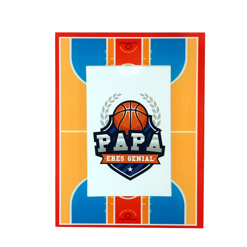 Portarretratos Inkanto con Diseño de Basketball, Día del Padre