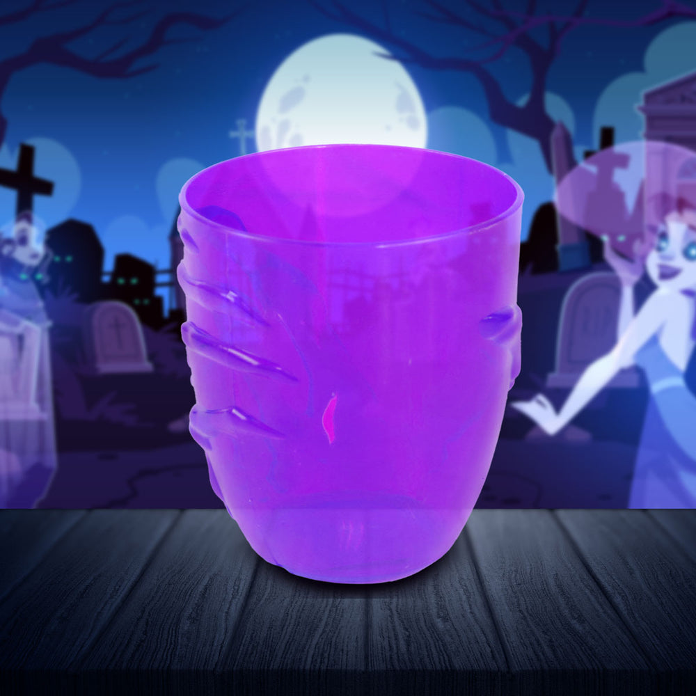 Vaso Zombie de Plástico Morado