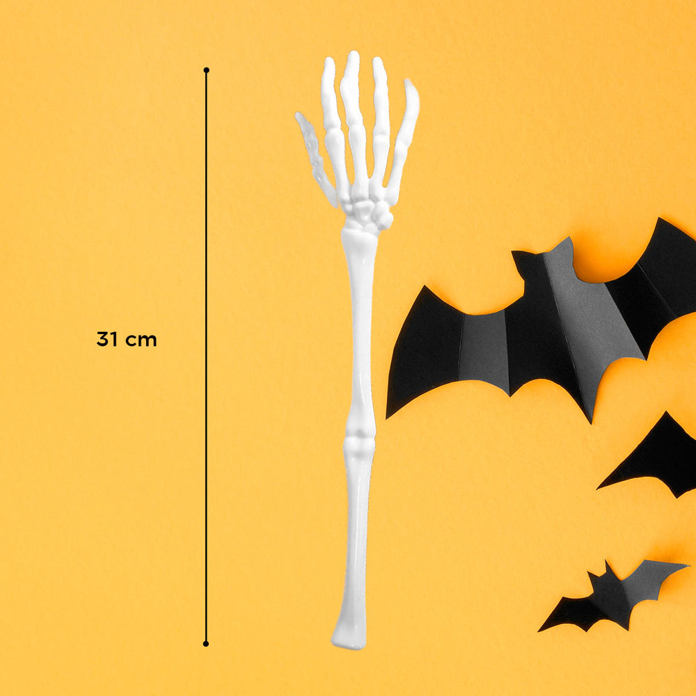 Pinzas en Forma de Brazos color Blanco para Ensalada