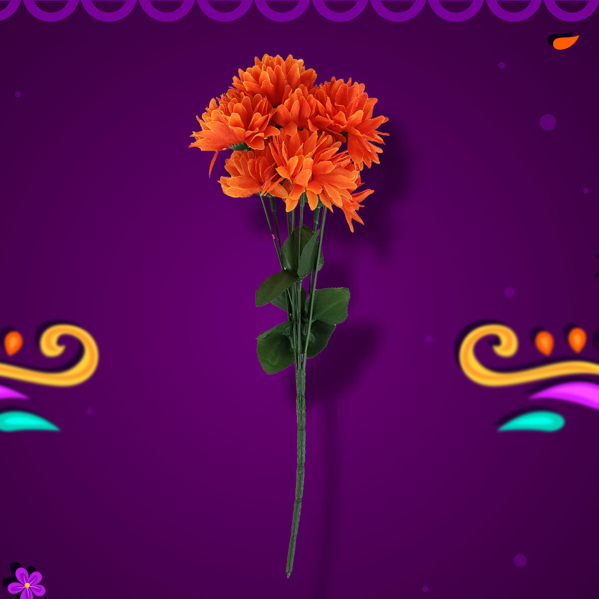 Flores de Cempasúchil Artificiales