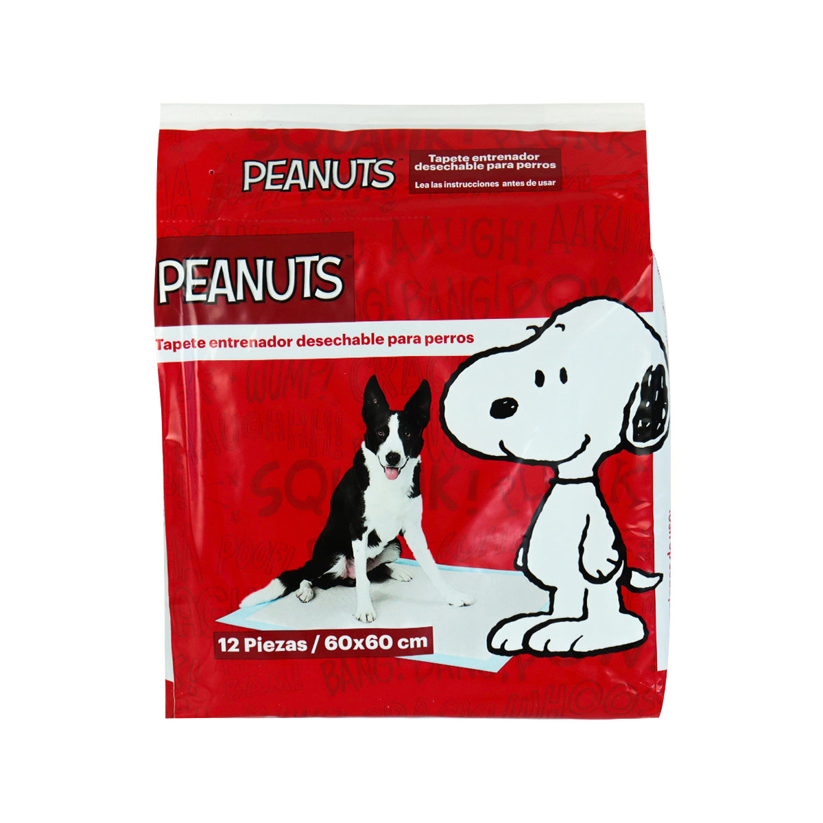 Tapete Entrenador para Mascotas Desechable Snoopy 12 piezas