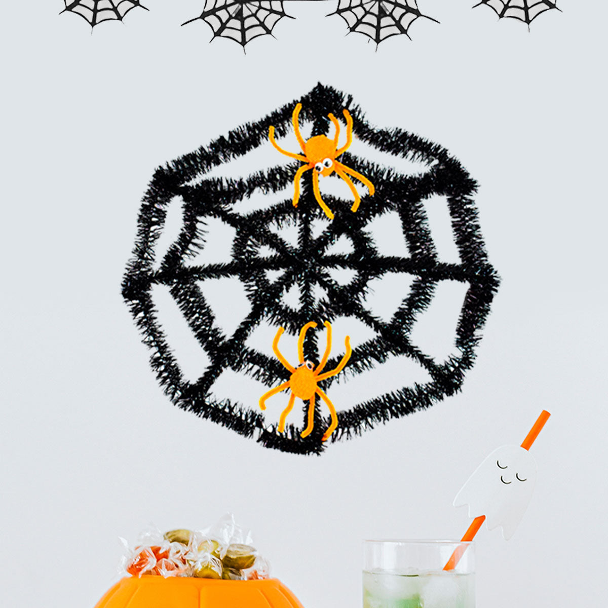 Guirnalda de Escarcha Spider para Halloween