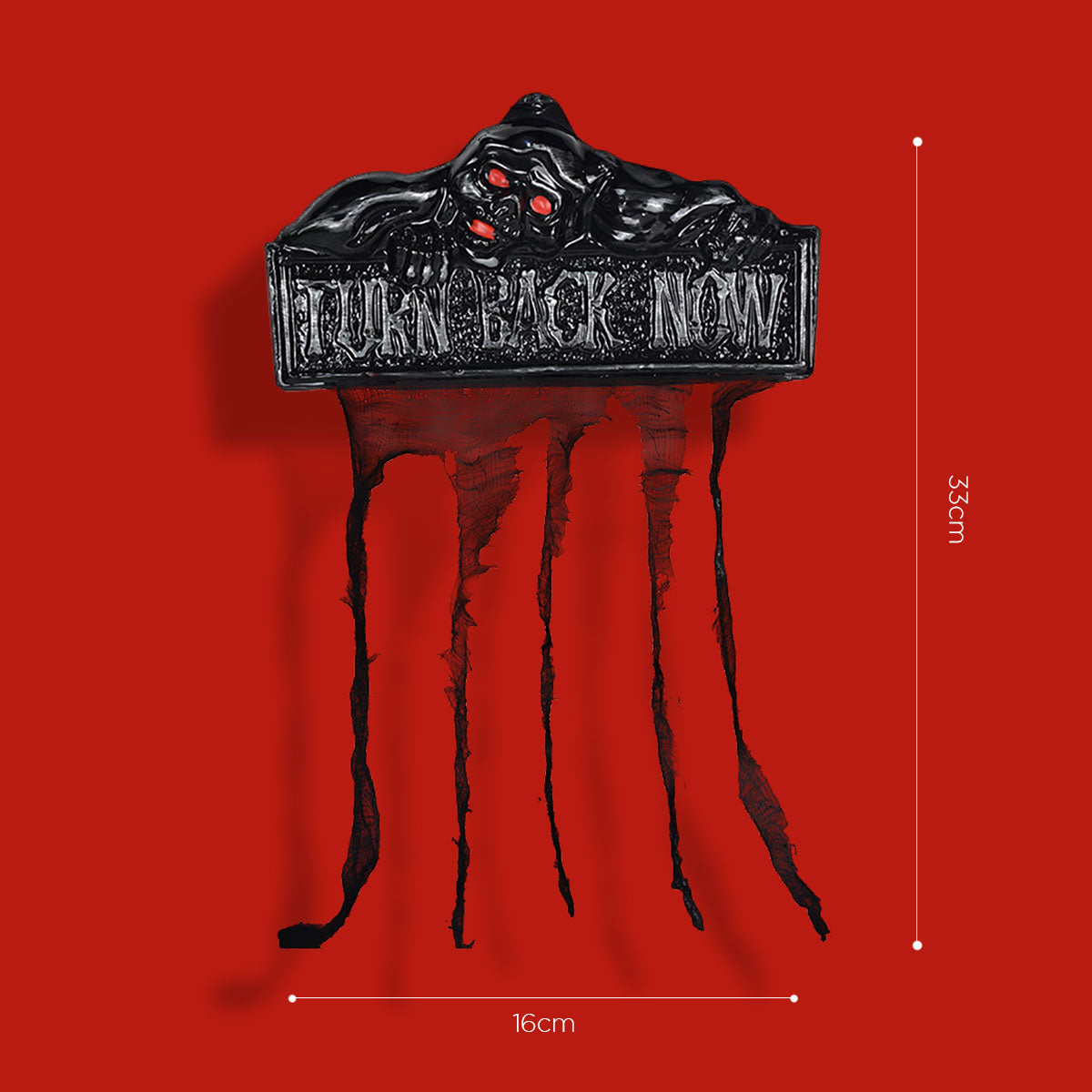 Turn Back Now, Letrero Colgante, Halloween