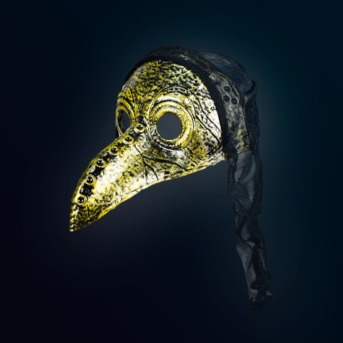Máscara de Pájaro con Velo