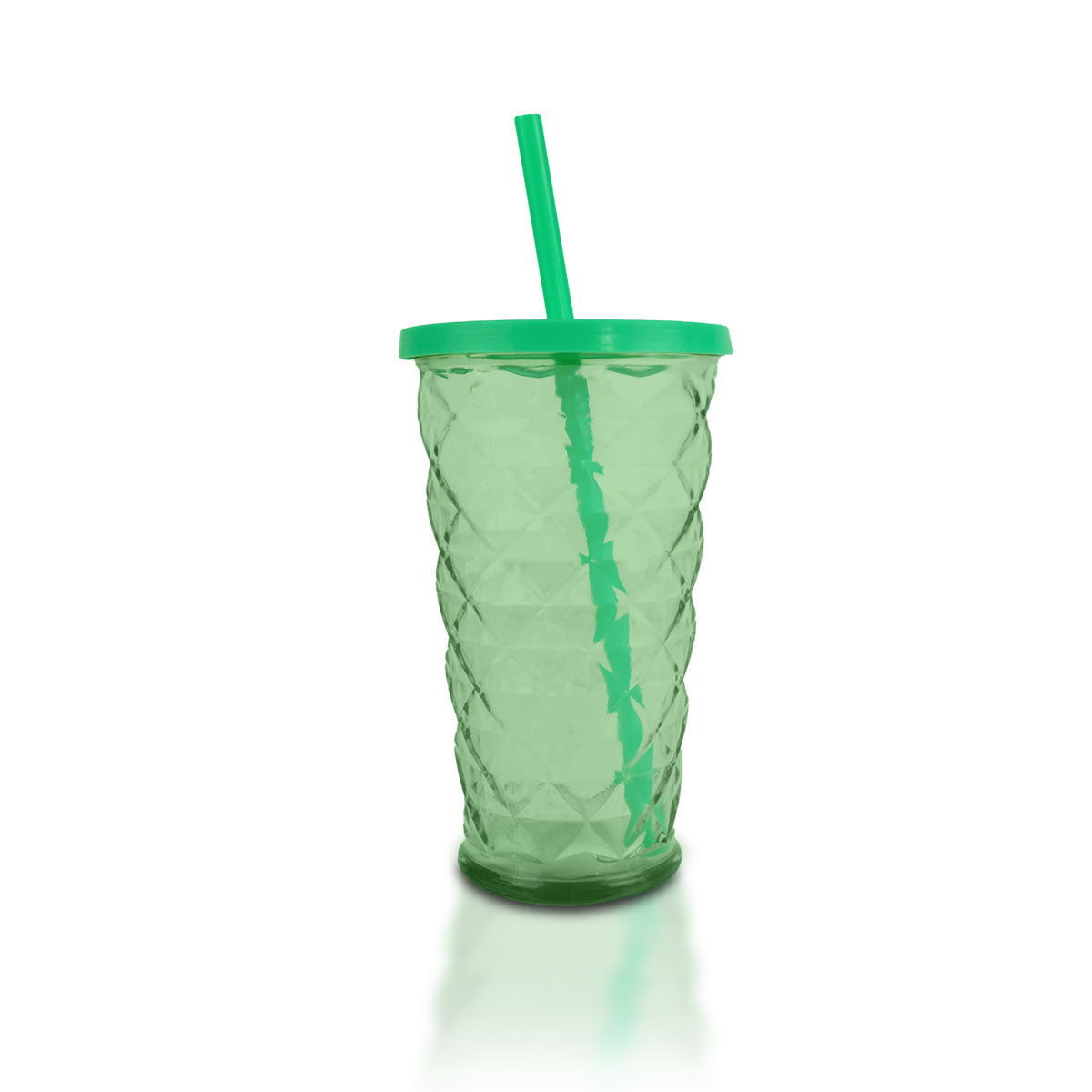 Vaso con Popote y Tapa Transparente 400 ml – Waldo's