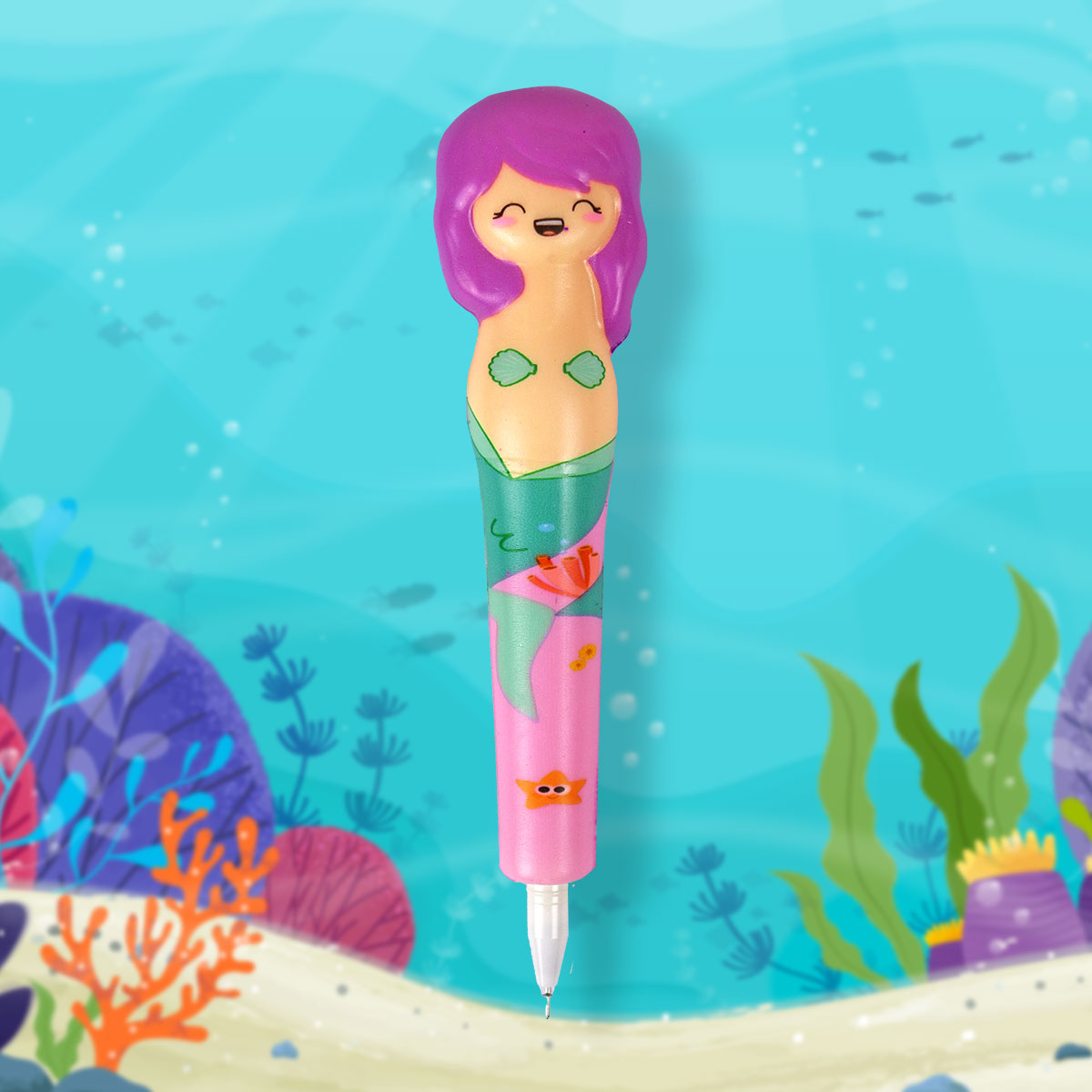 Bolígrafo de Sirena color Rosa