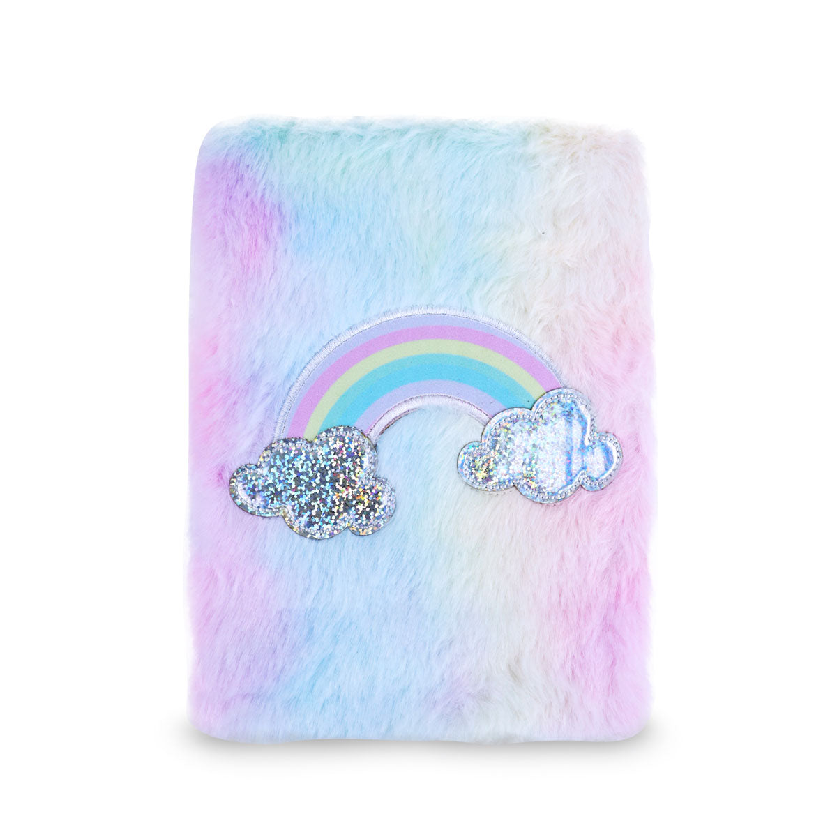 Libreta de Arcoíris con Textura de Peluche, 80 páginas