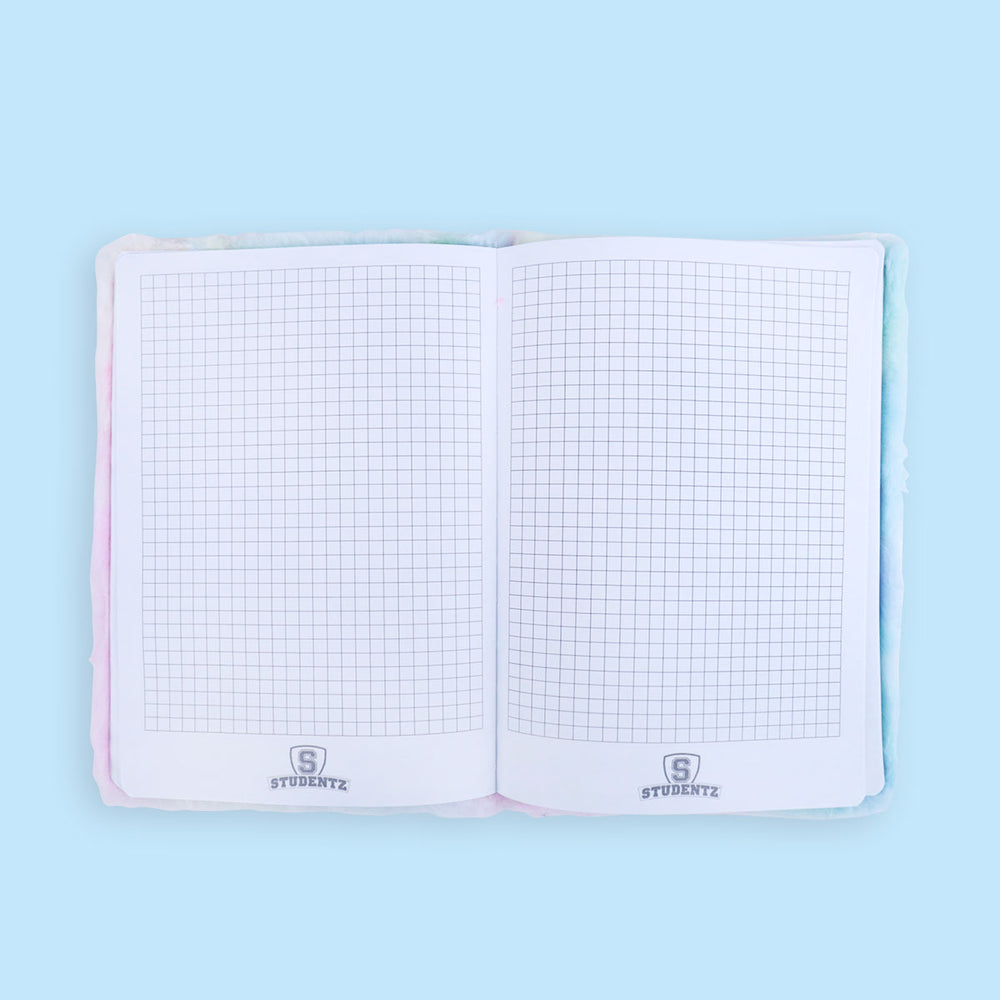 Libreta de Arcoíris con Textura de Peluche, 80 páginas