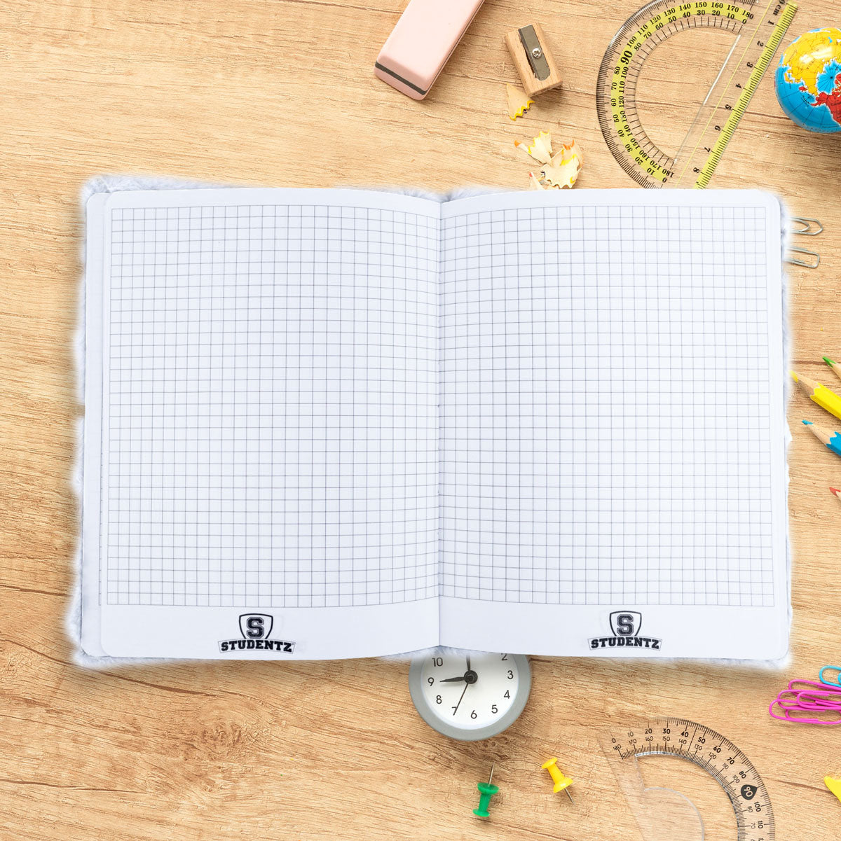 Libreta de Panda con Textura de Peluche, 80 páginas