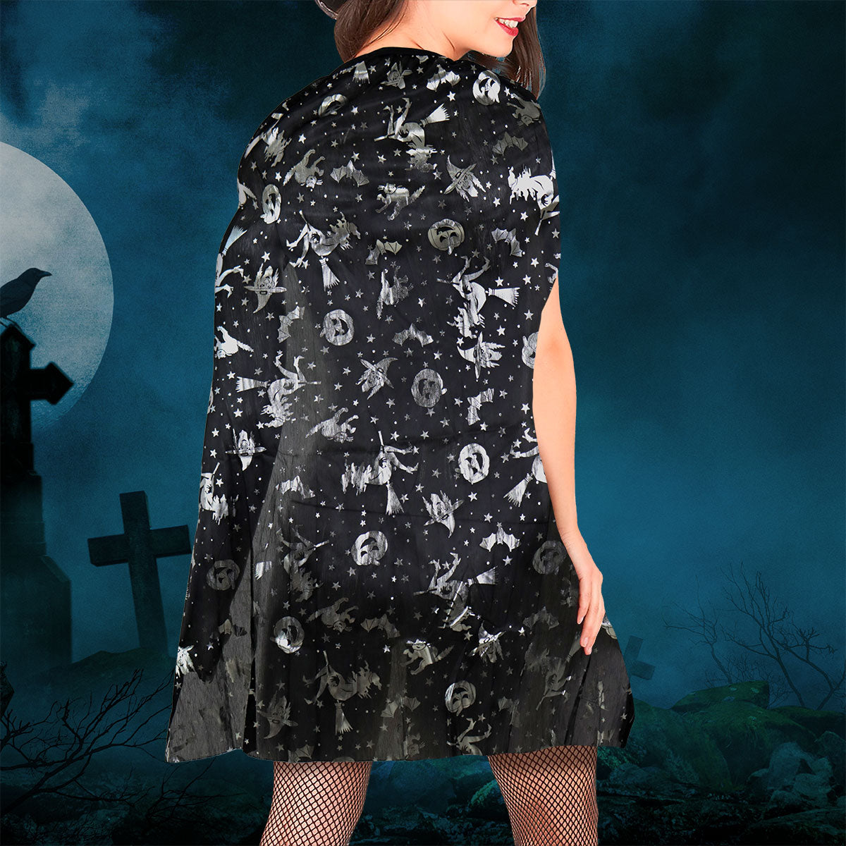 Capa de Bruja para Disfraz