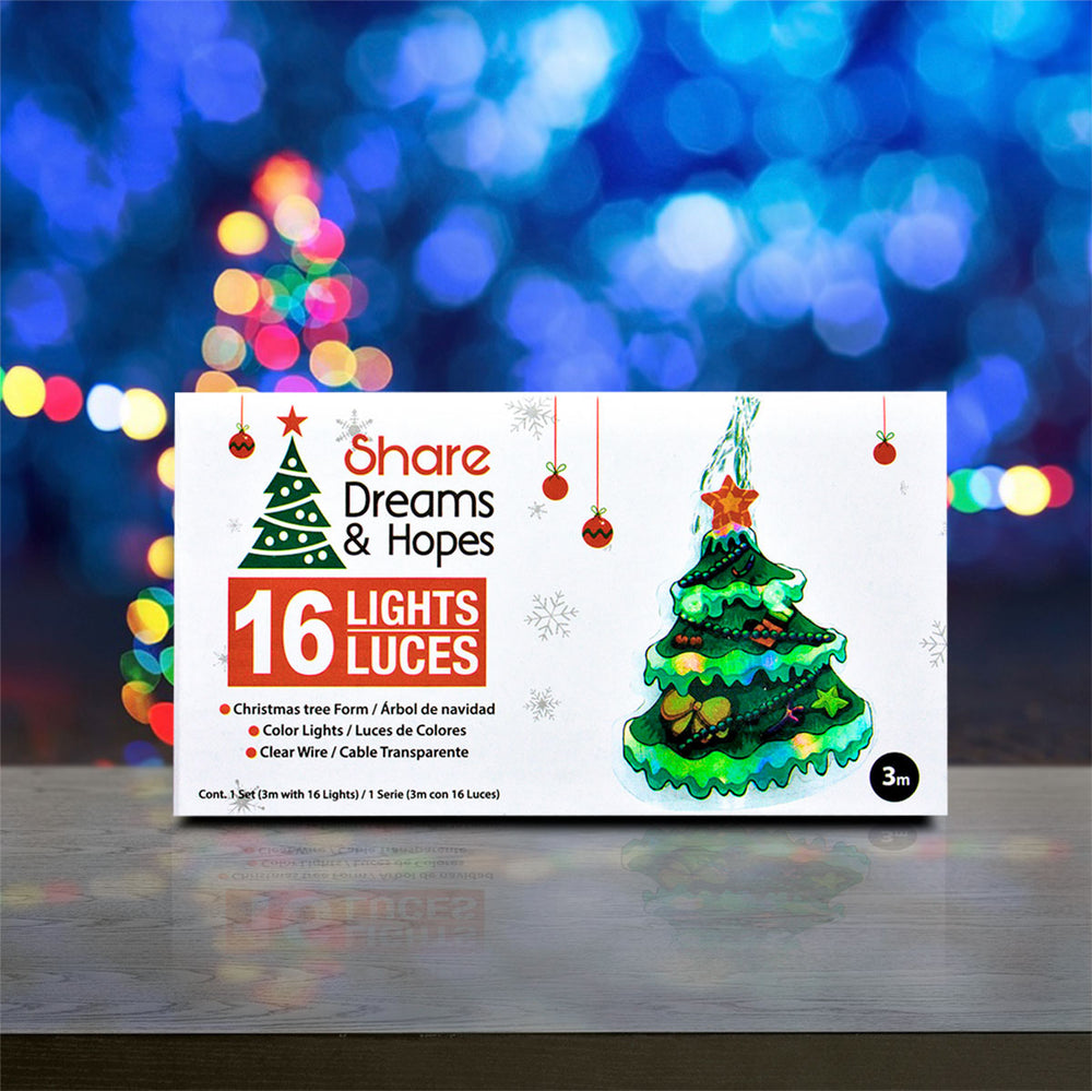 Serie de Luces LED de Árbol de Navidad, 3mts