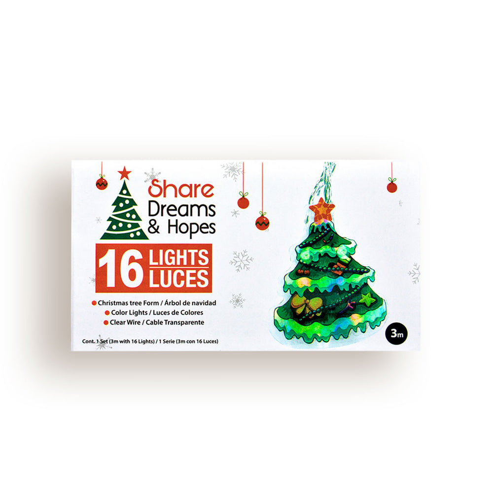 Serie de Luces LED de Árbol de Navidad, 3mts