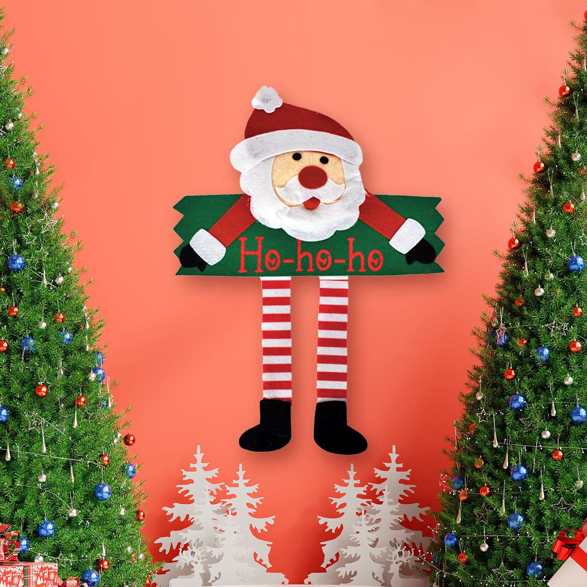 Letrero Decorativo Santa Claus MDF
