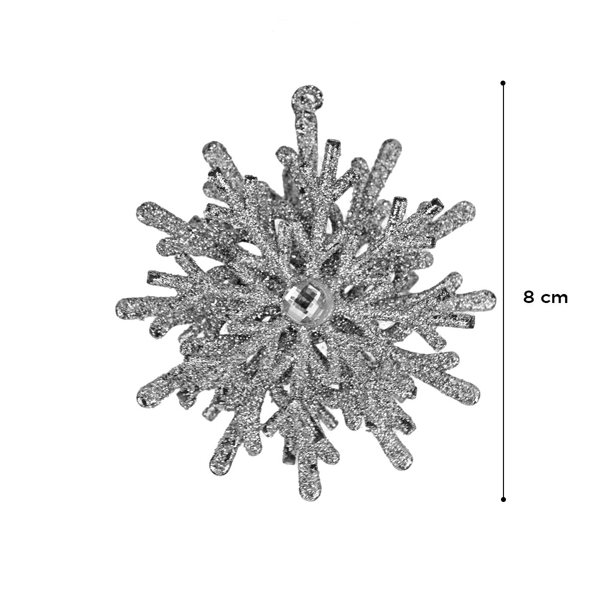 Copo de Nieve Diamantina Color Plata
