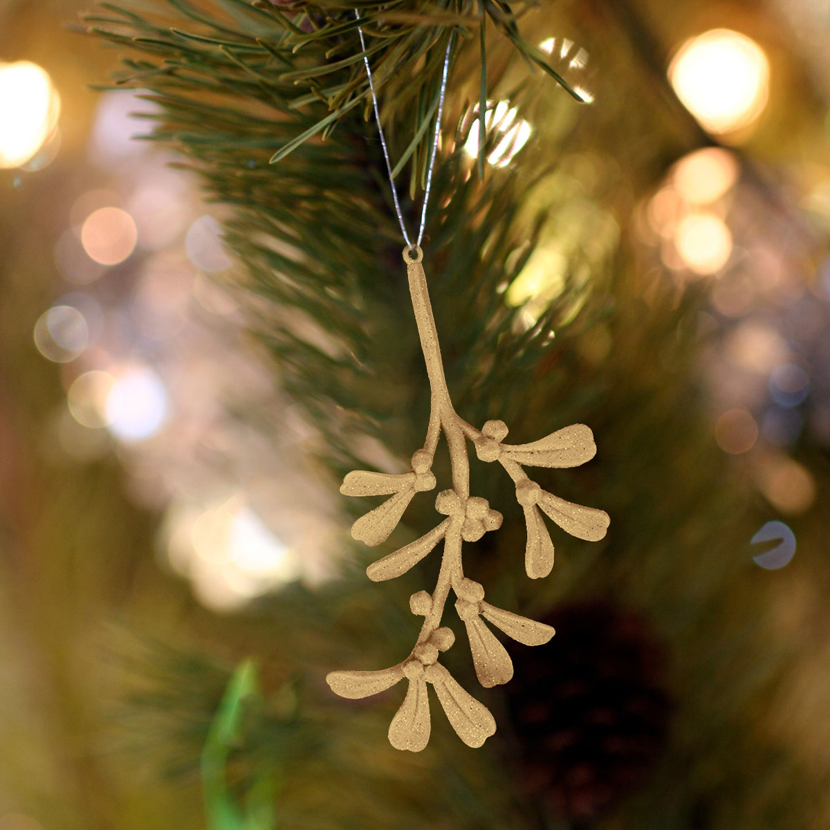 Hojas de Diamantina Dorada, 2 piezas.