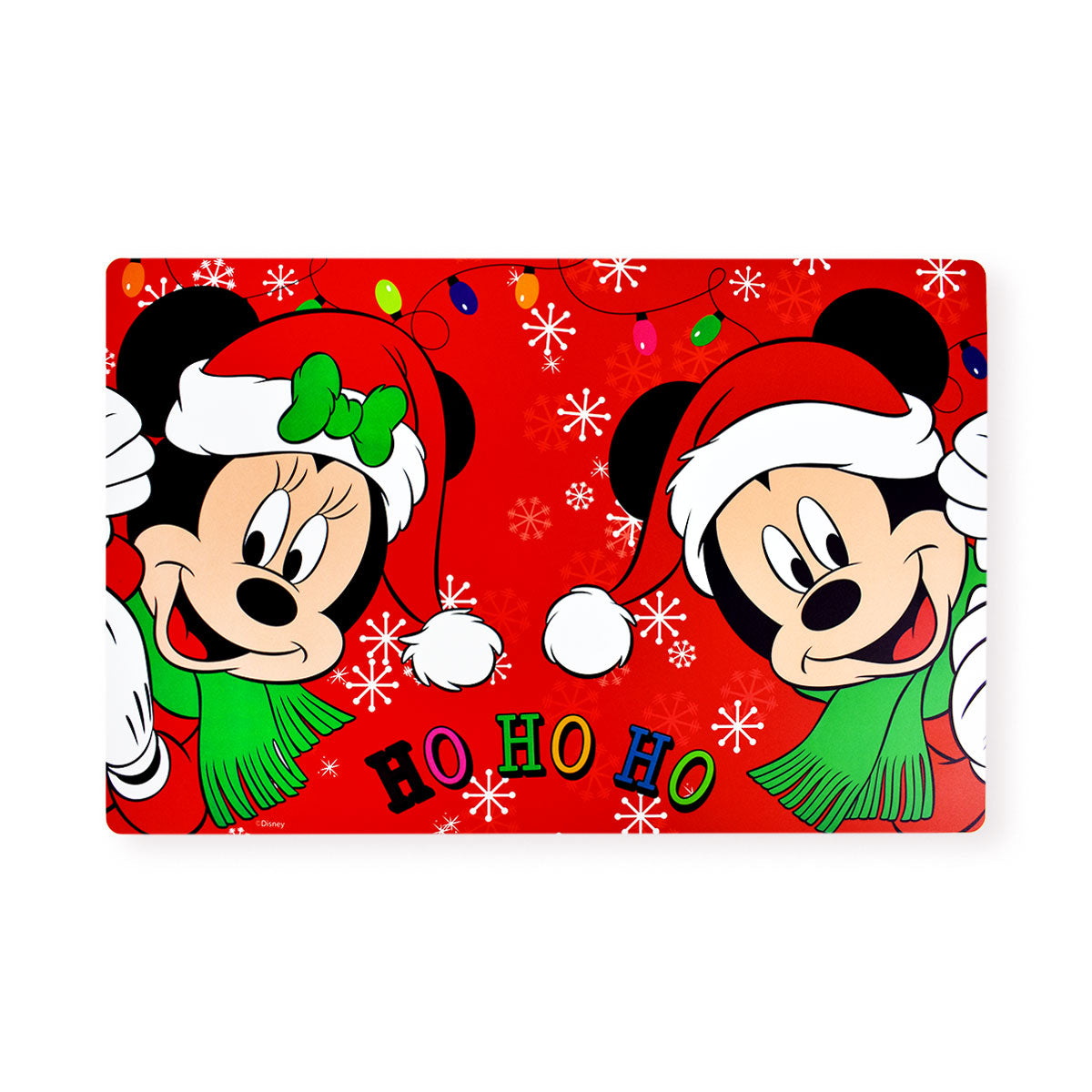 Mantel Navideño Mickey Mouse color Rojo