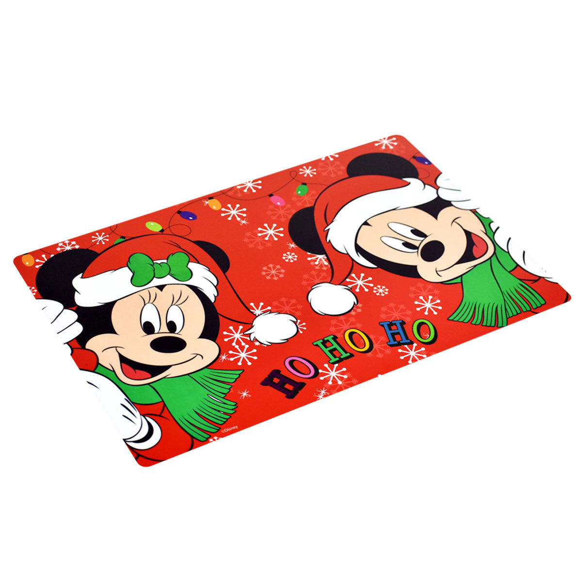 Mantel Navideño Mickey Mouse color Rojo