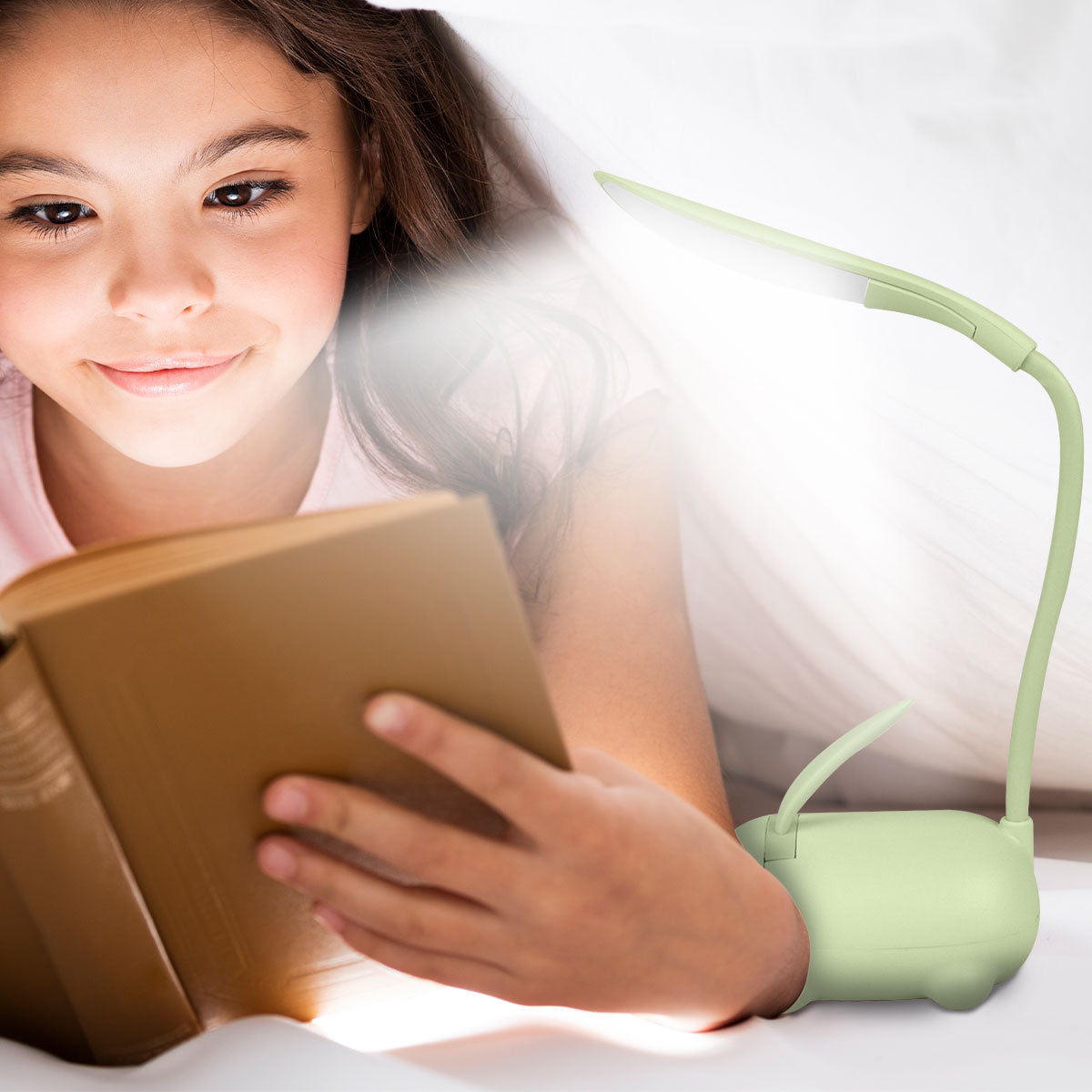 Lámpara de Escritorio Conejo color Verde