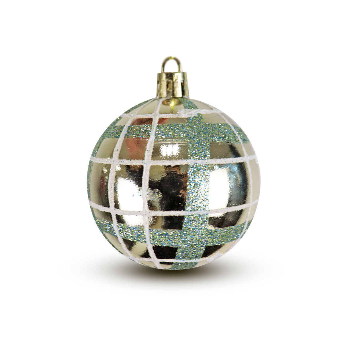 Esfera Decorada Color Plata