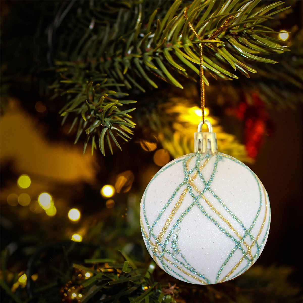 Esfera Navideña color Blanco