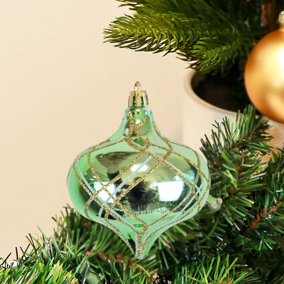 Esfera Navideña color Esmeralda