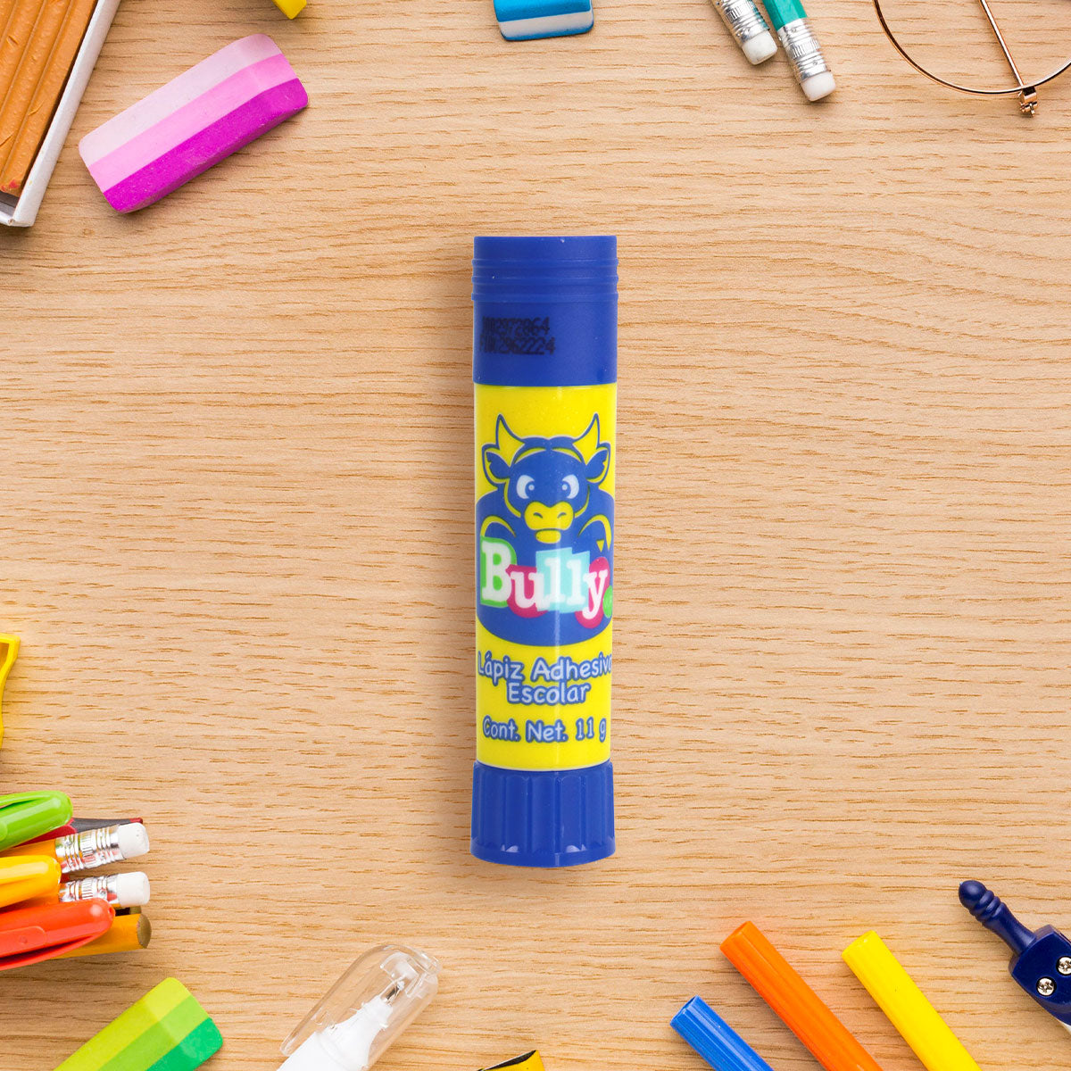 Pegamento en Barra Lápiz Adhesivo Bully, 11 g