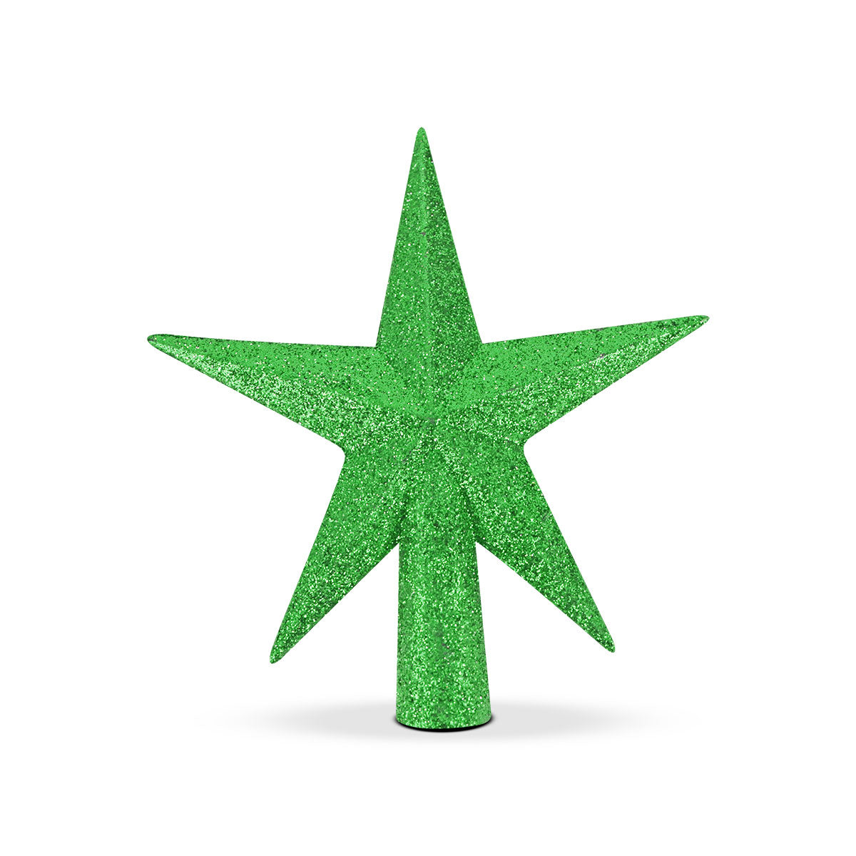 Estrella Decorativa para Punta Árbol de Navidad color Verde