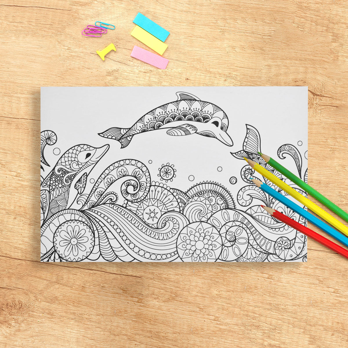 Bolígrafos de Gel de Colores 36 piezas + 10 Tarjetas para Colorear