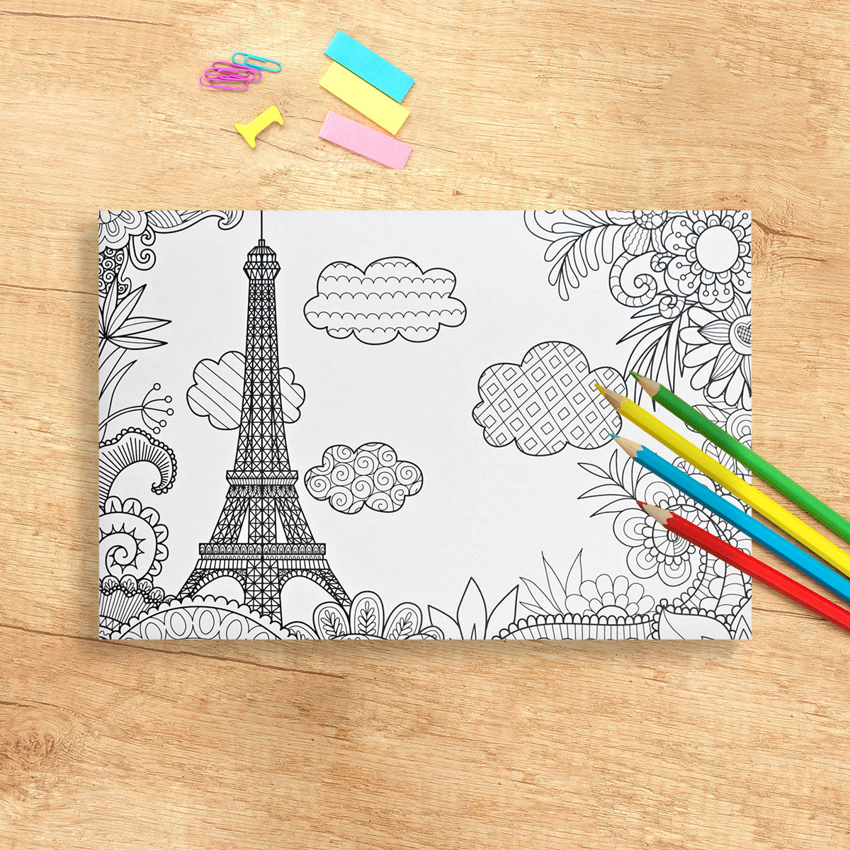 Bolígrafos de Gel de Colores 36 piezas + 10 Tarjetas para Colorear